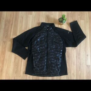 GOLDWIN Black Full Zip Puffer Jacket